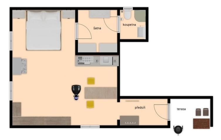 Penzion Stribrny Vitr (Adults Only) Horni Plana Room photo